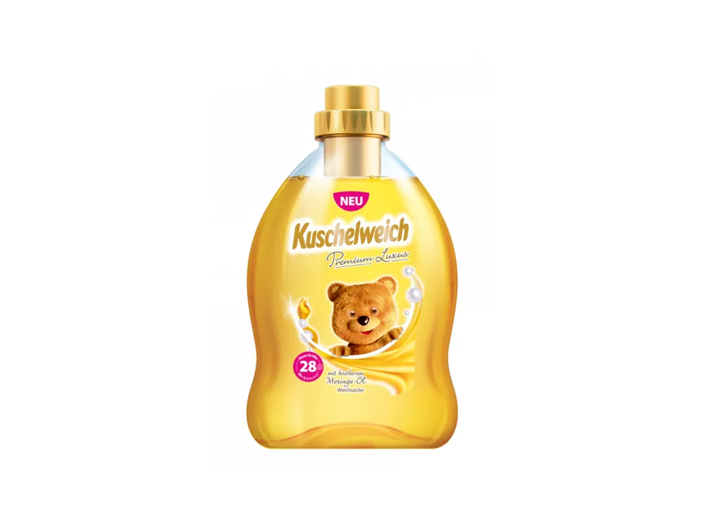 Nejprodávanější Kuschelweich aviváž 28 dávek Premium Luxus Moringa Oil 750 ml