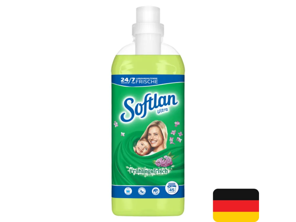 Super Cena Softlan aviváž 45 dávek Frühlingsfrisch 1 l