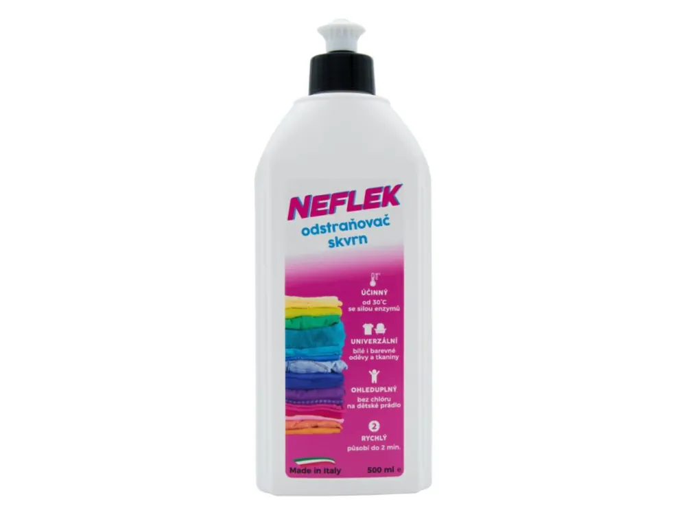 Neflek odstraňovač skvrn 500 ml Novinka