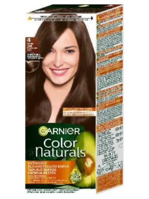 Garnier barva na vlasy Color Naturals 4 Středně hnědá Levný