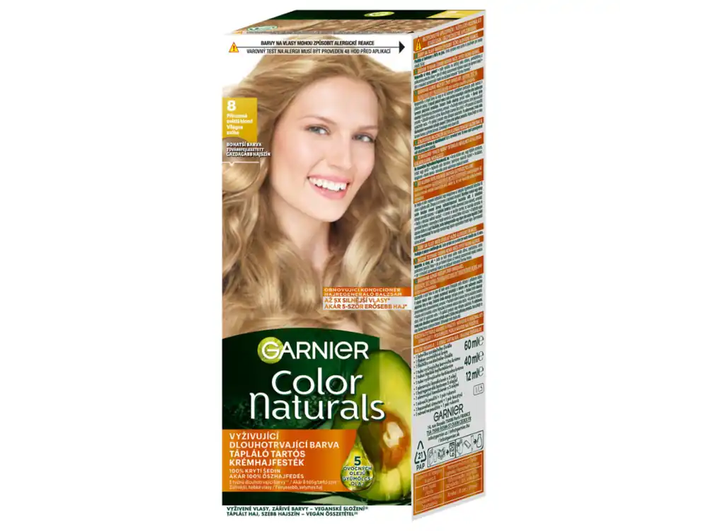 Tovární Cena Garnier barva na vlasy Color Naturals 8 Přirozená světlá blond