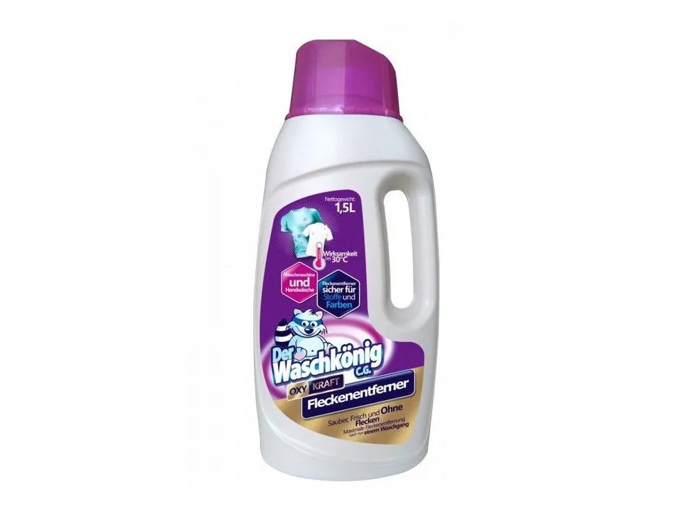 Waschkönig gelový odstraňovač skvrn 1,5 l Oxy Kraft Color Nejlepší Volba