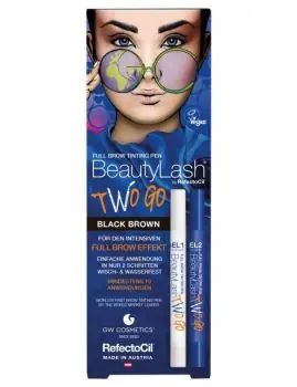 Víkendová Akce REFECTOCIL Two Go BeautyLash Black Brown - Barvicí pero na obočí - černo hnědá