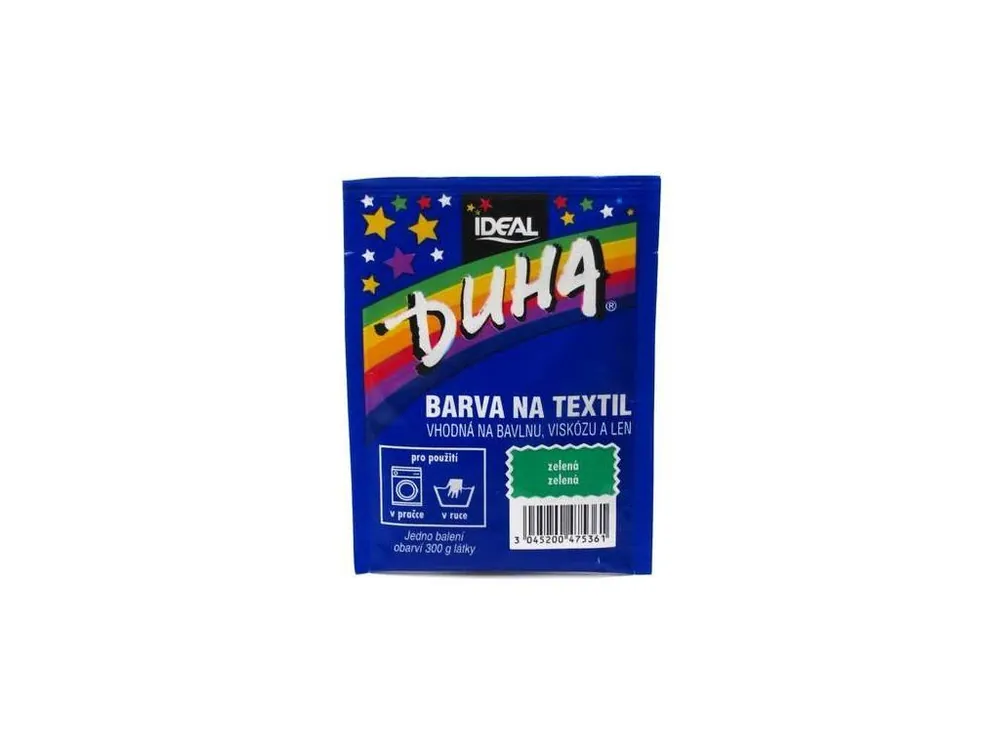 Duha barva na textil 15 g Zelená Výhodná Nabídka