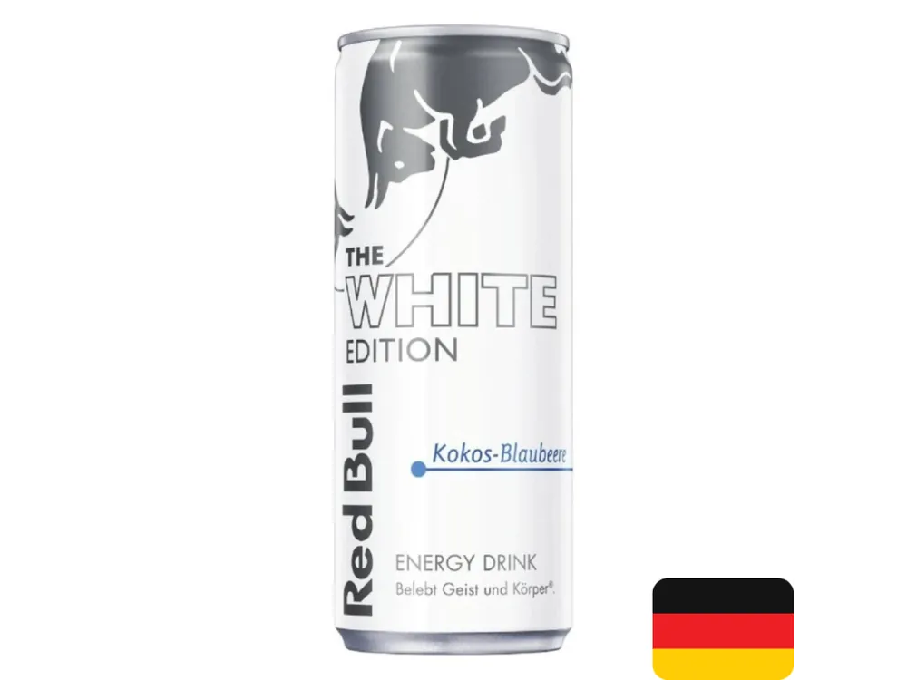 Red Bull 250 ml The White Edition Kokos-Blaubeere Zlevněný