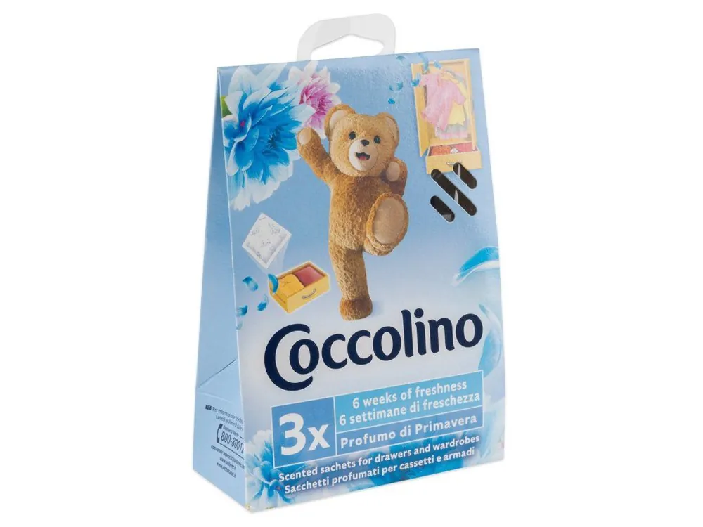 Vrácení Zdarma Coccolino vonné sáčky 3 ks vůně čistoty