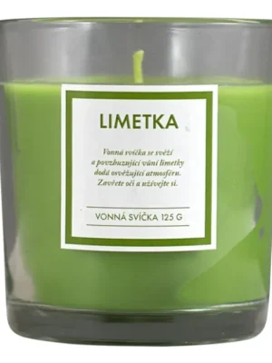Q-Home vonná svíčka 125 g Limetka Nízká Cena