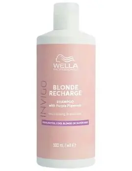 Rychlé Dodání WELLA Invigo Cool Blonde Recharge Shampoo 500ml - šampon pro studenou blond