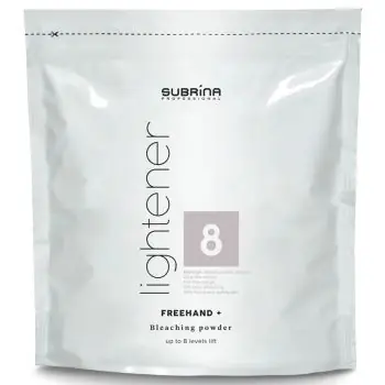 SUBRÍNA Professional Lightener Freehand+ 8 - melírovací prášek pro balayage a ombre 400g Zlevněný