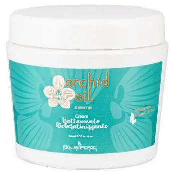 Akční Nabídka KLÉRAL Orchid Oil Keratin Trattamento Cream 500ml - keratinová maska pro suché a poškozené vlasy