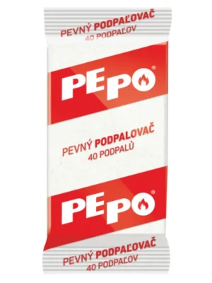 Sezónní Sleva PE-PO tuhý podpalovač 40 ks 260 g