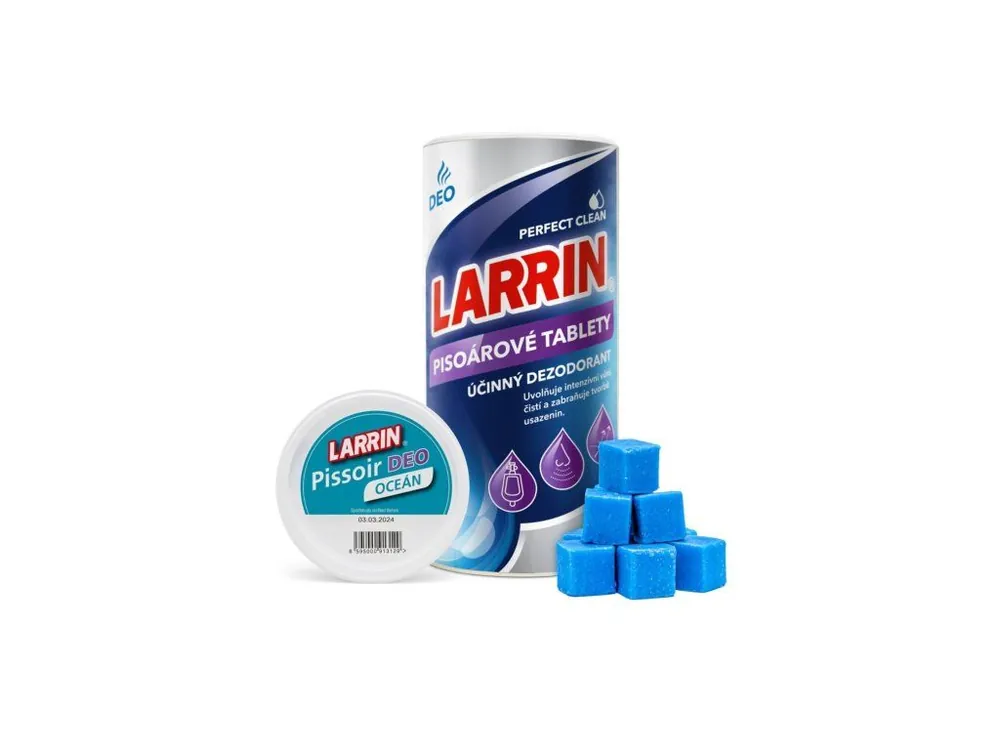 Výhodná Nabídka Larrin Pissoir DEO tablety 35 ks Oceán 900 g