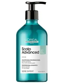 L´ORÉAL Scalp Advanced Anti-Oiliness Dermo-Purifier Shampoo 500ml - šampon na mastné vlasy Originální