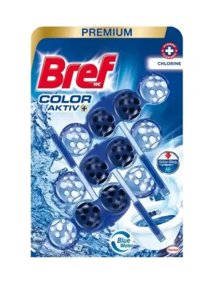 Hit Sezóny Bref WC blok Color Aktiv 3 ks (3x50g) Chlorine