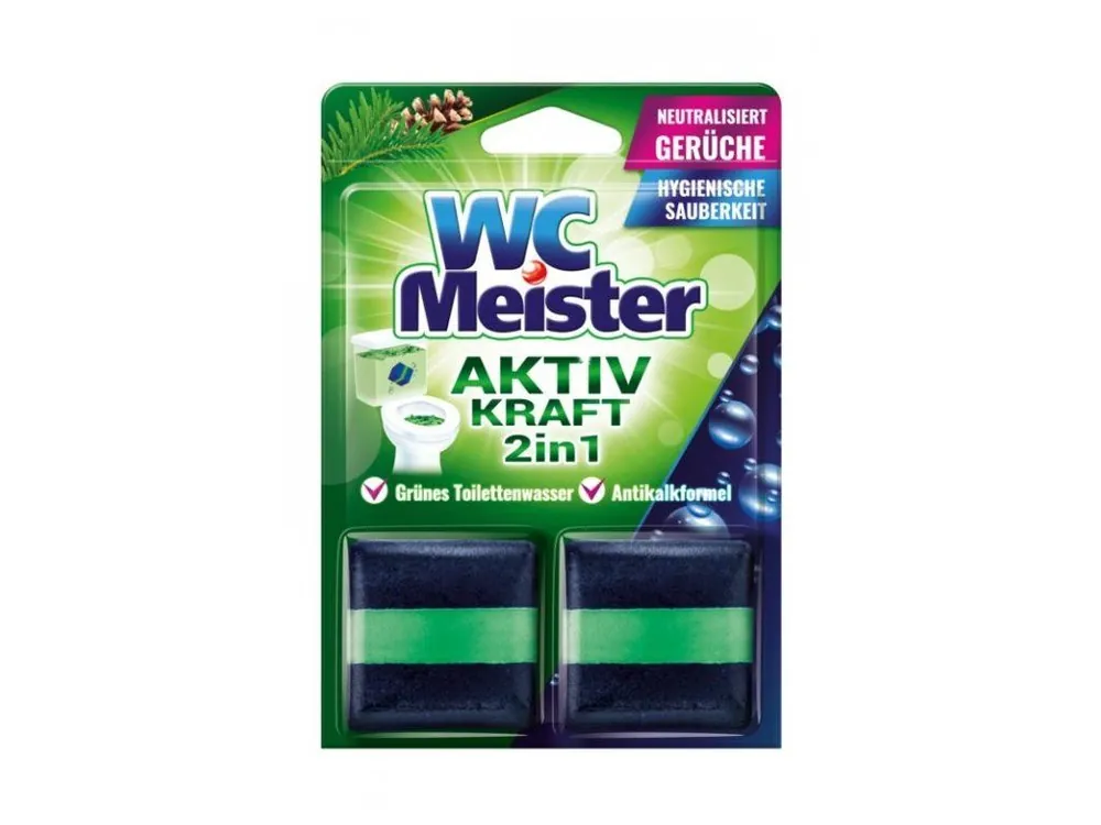 Cenová Bomba WC Meister tableta do splachovače 2 x 50 g Les