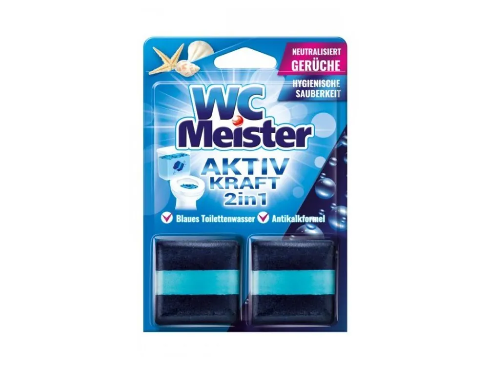 Zlevněný WC Meister tableta do splachovače 2 x 50 g Ocean