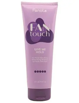 Výprodej FANOLA Fan Touch Give Me Hold Extra Strong Fluid Gel 250ml - extra silný gel na vlasy