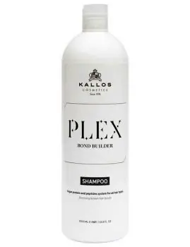 Autentický KALLOS Plex Bond Builder Shampoo 1000ml - šampon pro obnovu poškozených vlasů