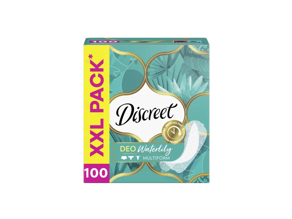 Víkendová Akce Discreet intimky 100 ks Multiform Deo Waterlily