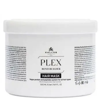 KALLOS Plex Bond Builder Hair Mask 500ml - maska pro obnovu poškozených vlasů Doprava Zdarma