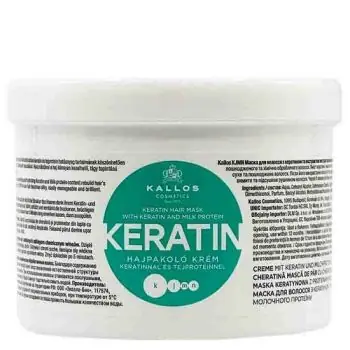 KALLOS KJMN Keratin Hair Mask 500ml - hydratační keratinová maska na suché vlasy Horká Nabídka