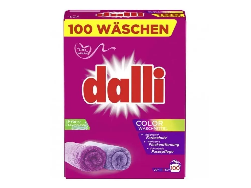 Odeslání Ihned Dalli prací prášek 100 dávek Color 6 kg