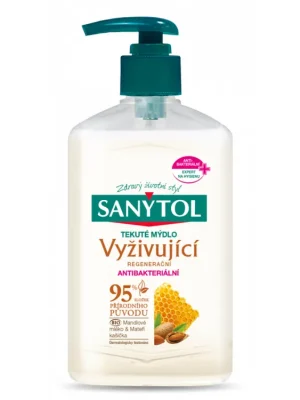 Cenová Bomba Sanytol antibakteriální tekuté mýdlo 250 ml Vyživující