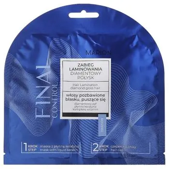 MARION Final Control Hair Lamination Diamond Mask 20ml - maska pro diamantový lesk vlasů Finální Výprodej