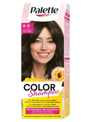 Palette Color Shampoo 4-0 Tmavě hnědý Cenově Výhodný