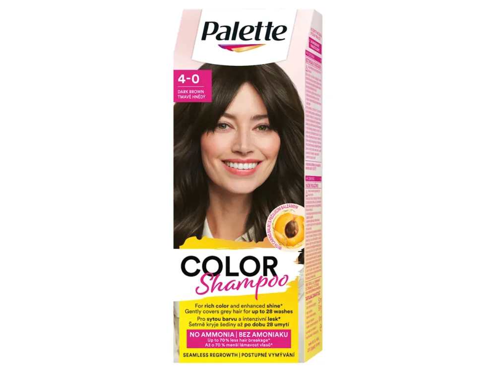 Palette Color Shampoo 4-0 Tmavě hnědý Cenově Výhodný