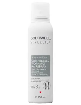 GOLDWELL StyleSign Compressed Working Hairspray 150ml - středně tužící lak proti krepatění Aktuální