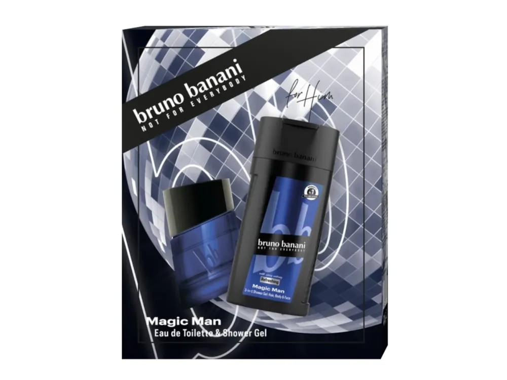 Bruno Banani dárková sada Magic Man (EDT 30 ml + sprchový gel 250 ml) Výhodná Nabídka