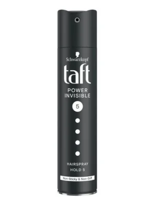 Taft lak na vlasy 250 ml Power Invisible 5 Sezónní Sleva