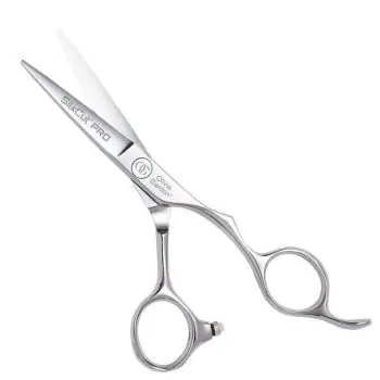 OLIVIA GARDEN SilkCut PRO Shear 5´ Silver - kadeřnické nůžky pro praváky Omezená Nabídka