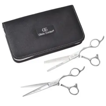 Dokud Zásoby Vydrží OLIVIA GARDEN SilkCut PRO SHEAR KIT Silver 5,75' + 6'35T- sada nůžek pro praváky
