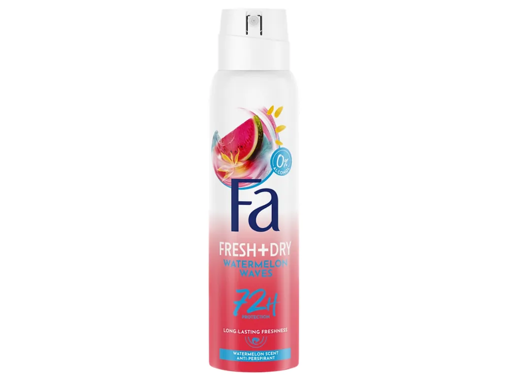 Speciální Cena Fa antiperspirant sprej 150 ml Fresh + Dry Watermelon Waves