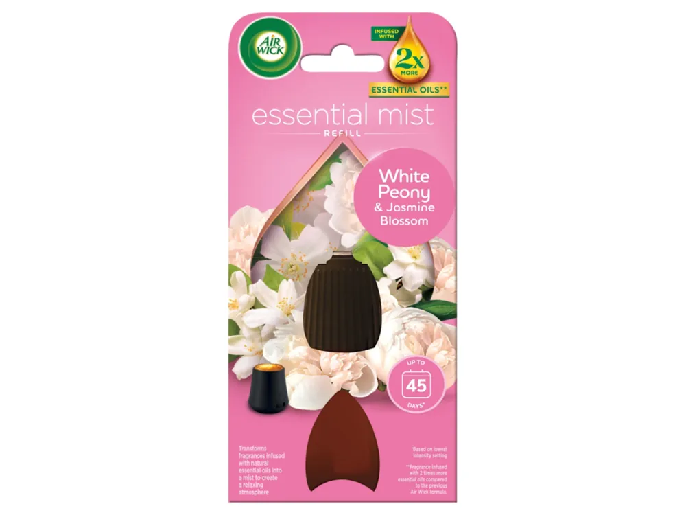 Ihned K Objednání Air Wick Essential Mist náplň 20 ml White Peony & Jasmine Blossom