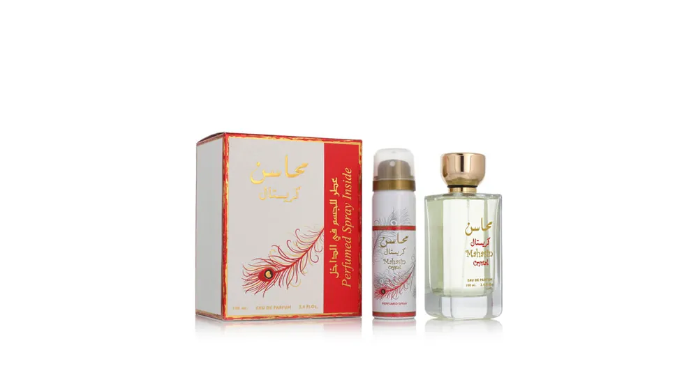Autentický Lattafa Mahasin Crystal EDP 100 ml + DEO ve spreji 75 ml W