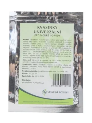 Cenový Hit Kvasinky univerzální pro modré odrůdy 10 g (EXP 18.12.23)