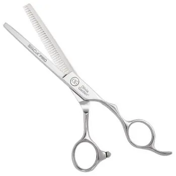 Nejlepší Cena OLIVIA GARDEN SilkCut PRO Thinner 6-35´ Silver - kadeřnické efilační nůžky pro praváky