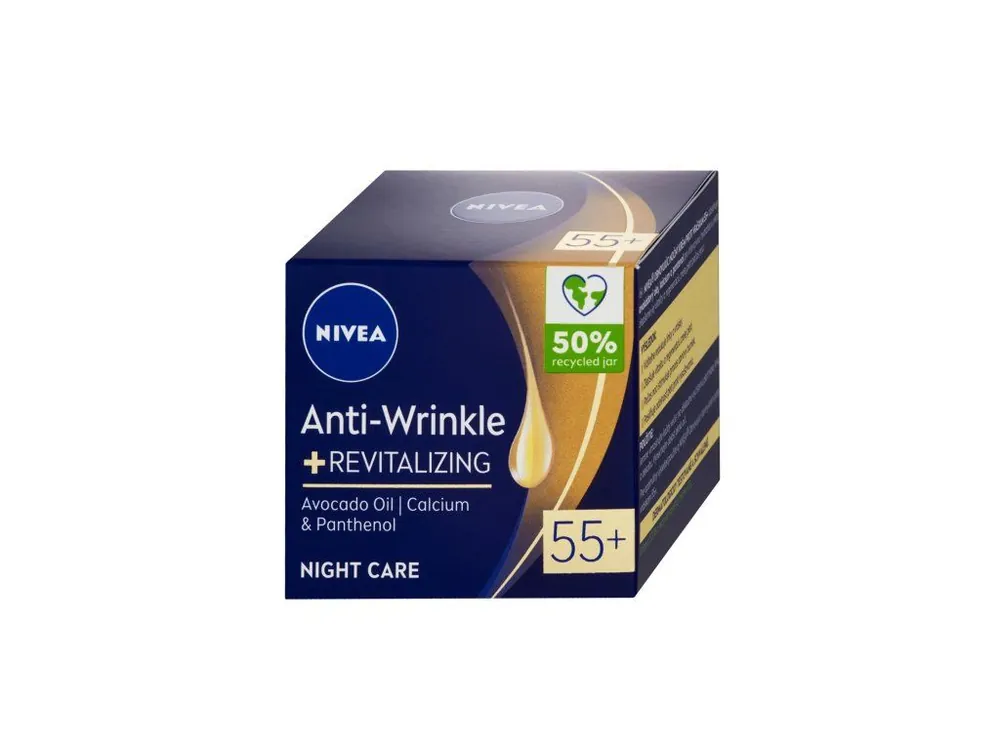 Nivea noční krém 50 ml Obnovující proti vráskám 55+ Horká Nabídka