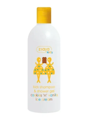 Sezónní Sleva Ziaja Kids 2v1 šampon a sprchový gel 400 ml Cookies Vanilla Ice Cream