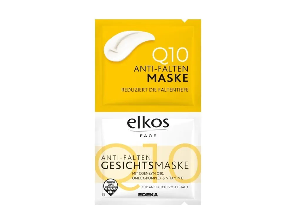Nízká Cena Elkos Face pleťová maska 2 ks Anti-Age Q10