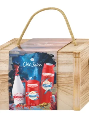 Ověřený Old Spice dárková sada Deep Sea (sprchový gel + voda po holení + deodorant stick)