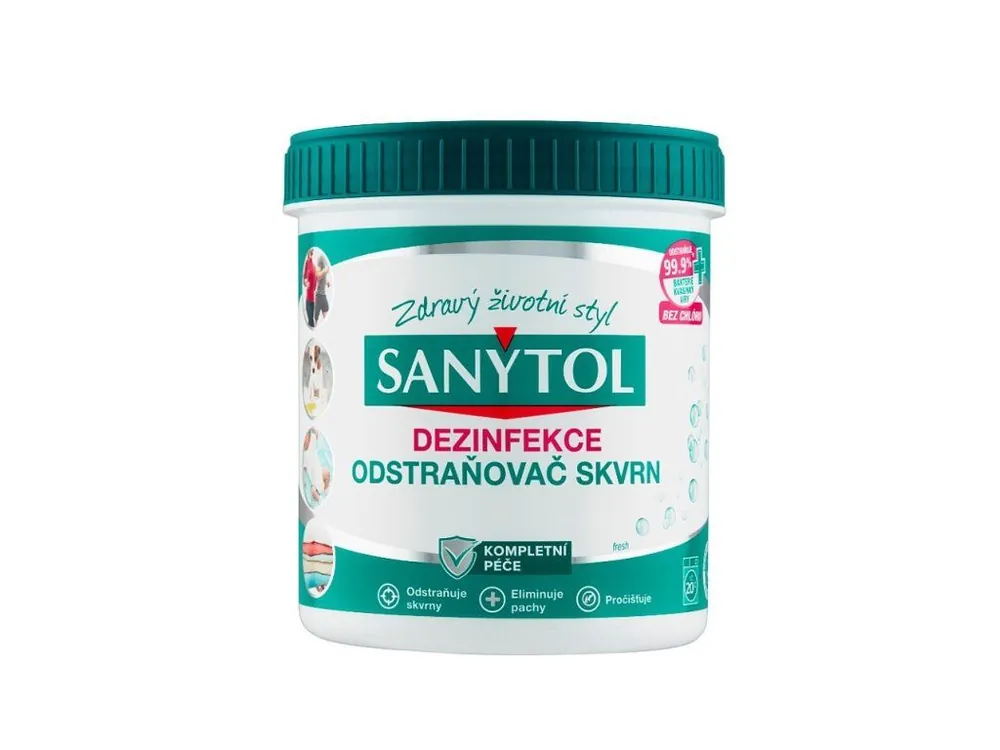 Sanytol dezinfekční odstraňovač skvrn 450 g Výprodej
