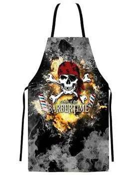 Ihned K Objednání BARBERTIME Smoky Pro Barber Apron - profi Barber zástěra s logem Barbertime
