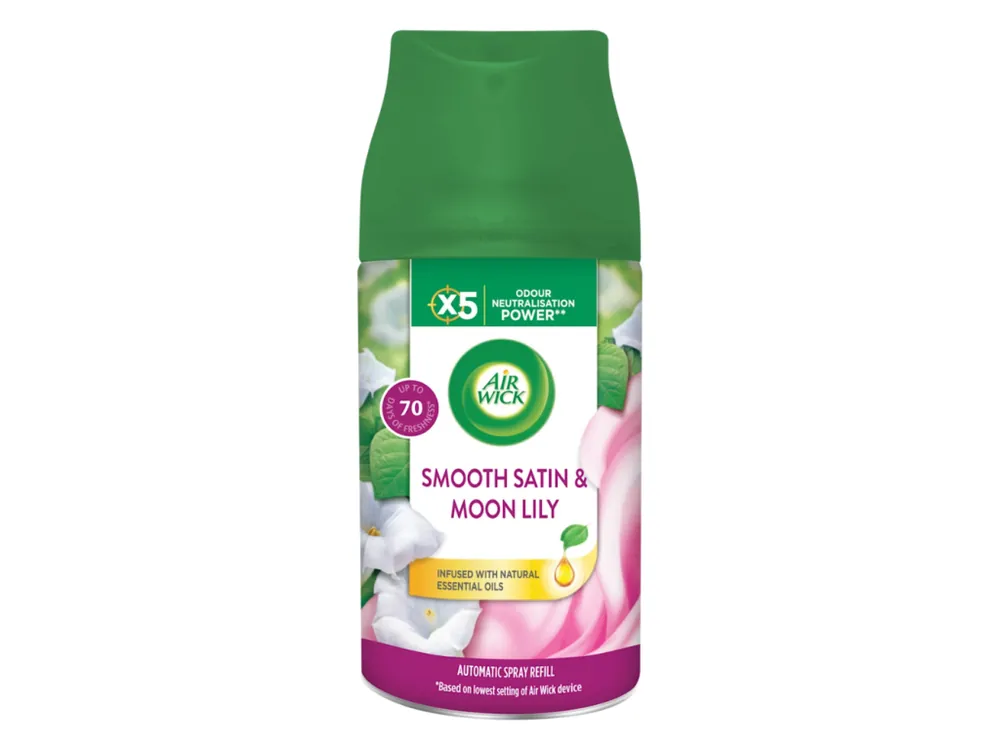 Víkendová Akce Air Wick Freshmatic náplň 250 ml Hebký satén a měsíční lilie