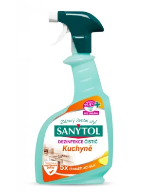 Sanytol dezinfekční čistič na kuchyně 500 ml vůně citrónu Kup Teď