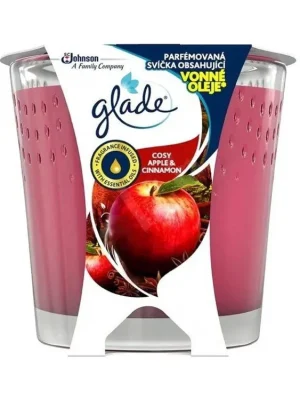 Přímo Od Výrobce Glade svíčka 129 g Cosy Apple & Cinnamon