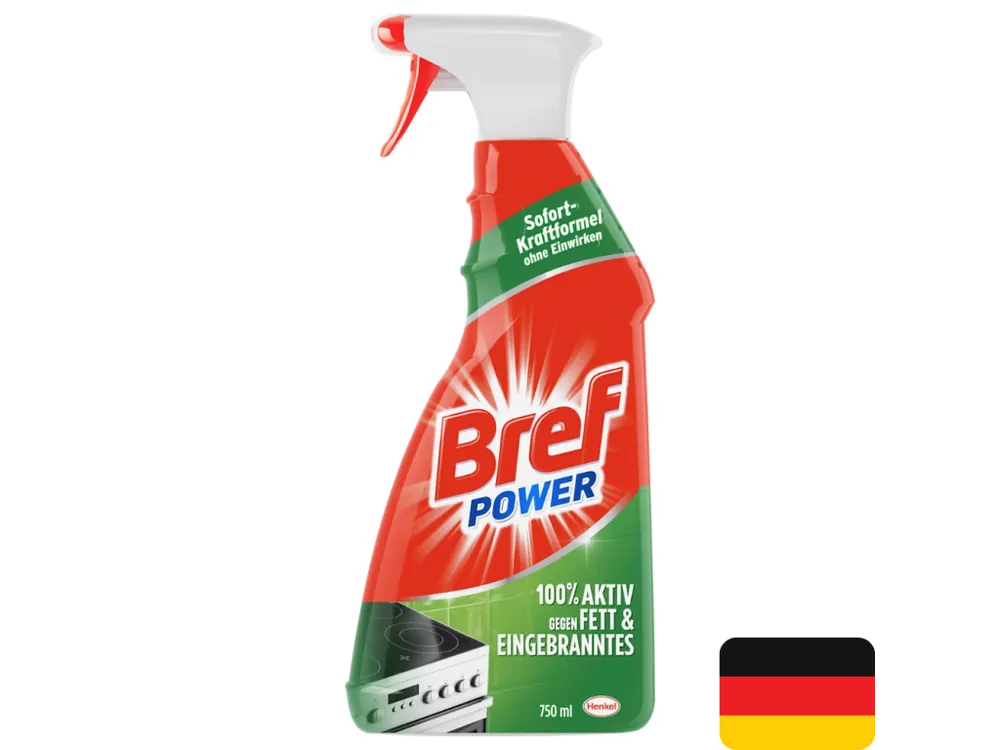 Vysoce Kvalitní Bref Power proti mastnotě a připáleninám 750 ml Fett & Eingebranntes